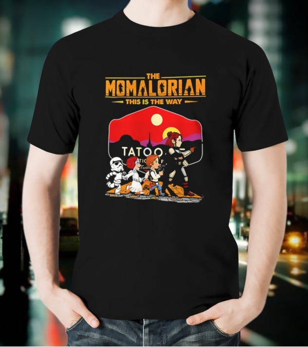 The Momalorian This Is The Way Tatooine Cartoon Adventure T-Shirt