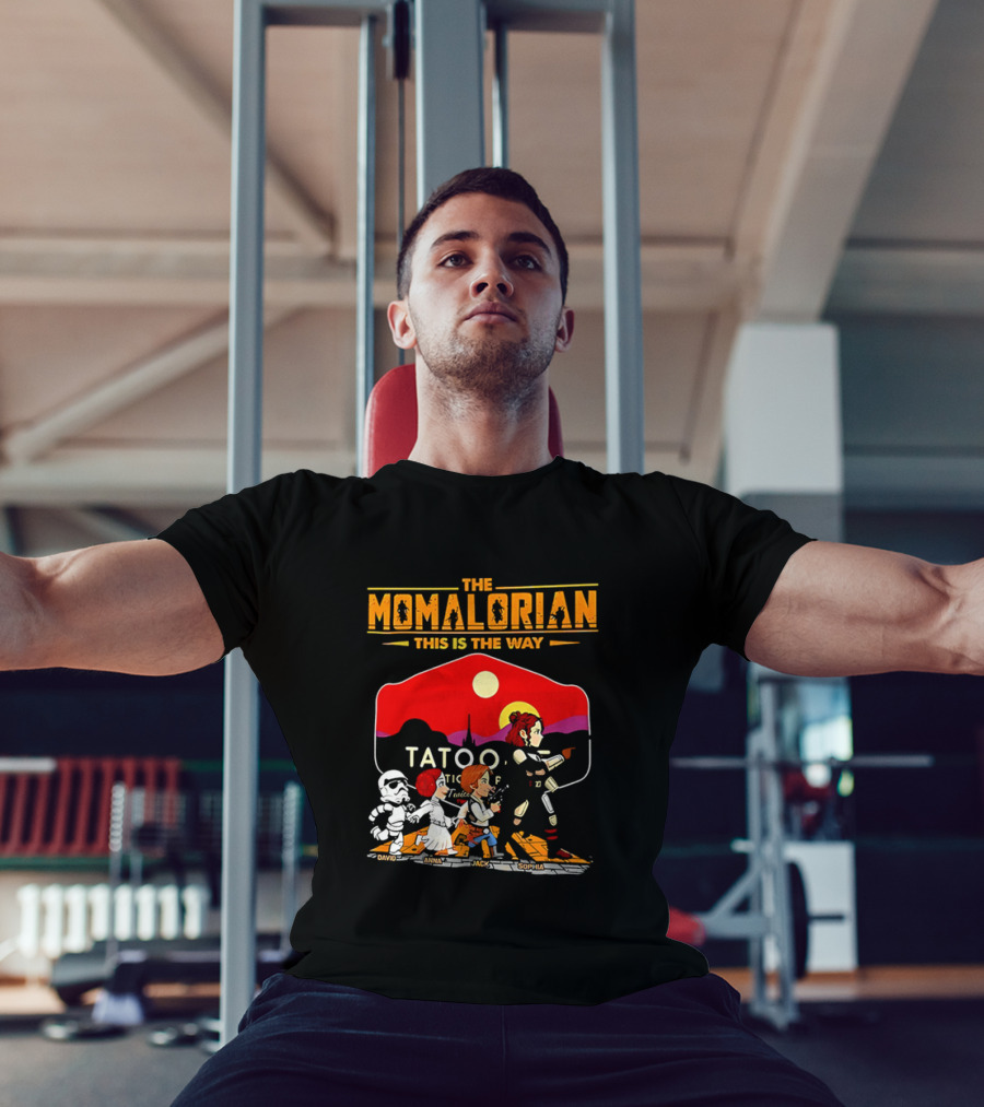The Momalorian This Is The Way Tatooine Cartoon Adventure T-Shirt
