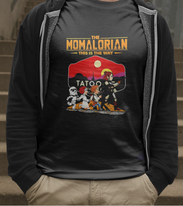 The Momalorian This Is The Way Tatooine Cartoon Adventure T-Shirt
