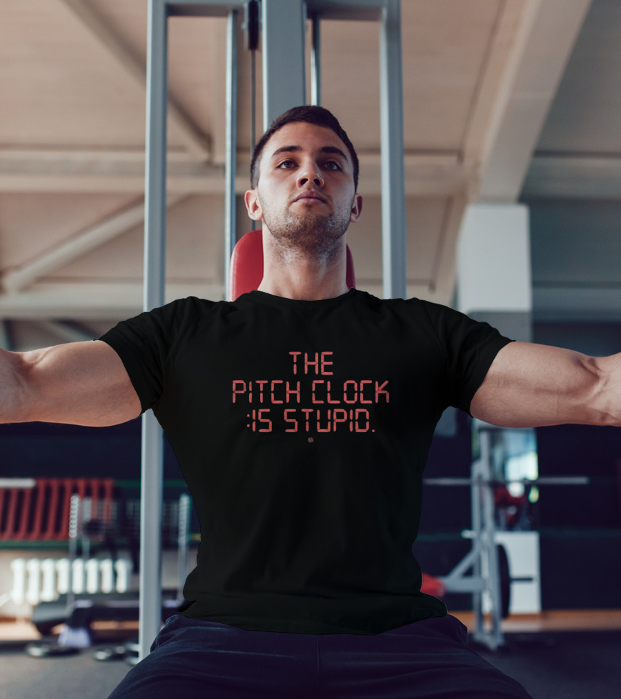 The Pitch Is Stupid :15 Digital Display Style T-Shirt