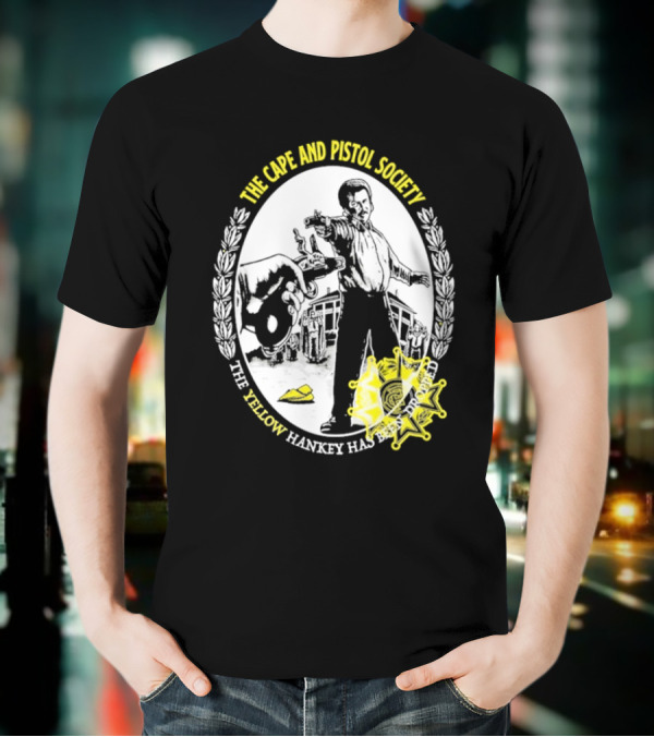 The Righteous Gemstones The Cape And Pistol Society Yellow Hankey Dropped Duelling T-Shirt