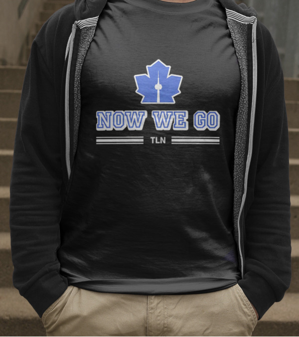 Now We Go TLN Toronto Maple Leafs Hockey CN Tower Icon T-Shirt