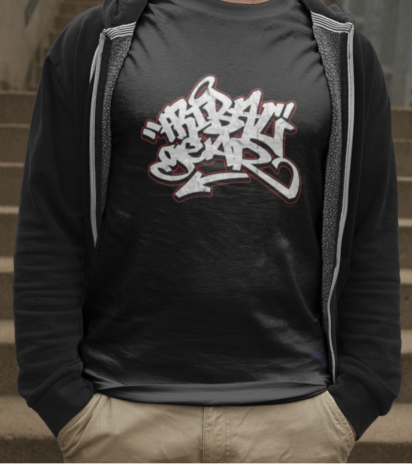 Tribal Gear Dyse Vintage Graffiti Style T-Shirt