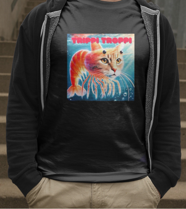 Trippi Troppi Cat Shrimp Hybrid T-Shirt