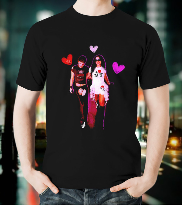 Troye Sivan Charli XCX Heart Motif NY Fashion Style T-Shirt