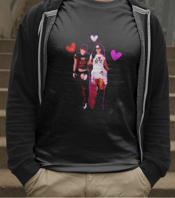 Troye Sivan Charli XCX Heart Motif NY Fashion Style T-Shirt