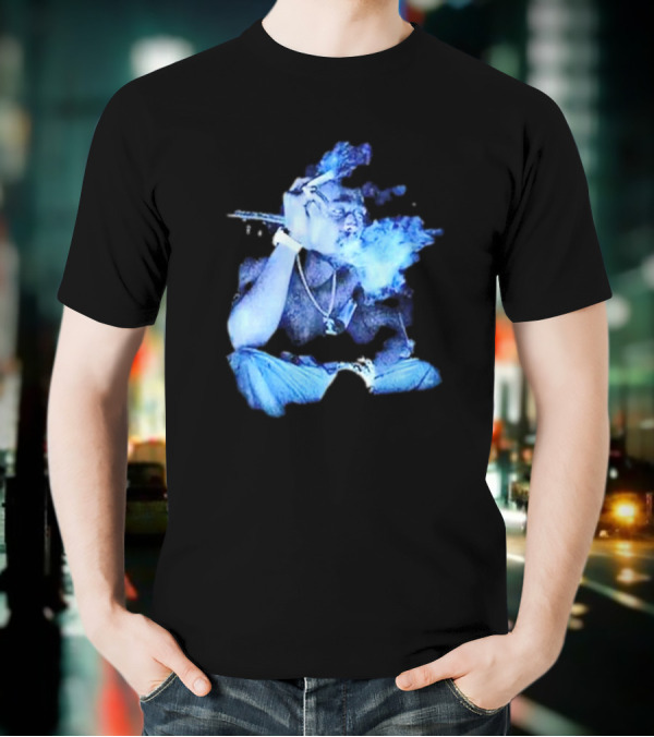 Tupac Shakur 2Pac Remember Me Smoke Album Cover Imagery T-Shirt