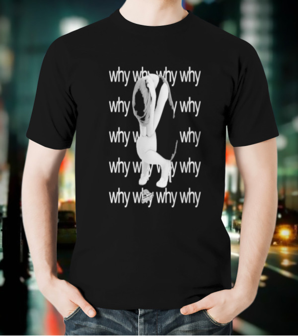 "Why Why Why Why Winy Character With Gun Disappointed" T-Shirt