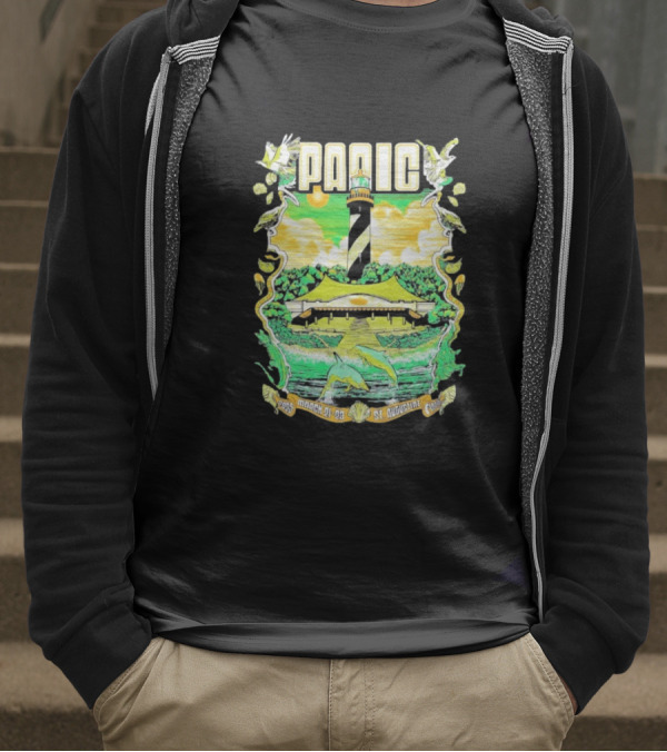 Widespread Panic 2025 St Augustine Lighthouse Dolphins March 21-23 T-Shirt
