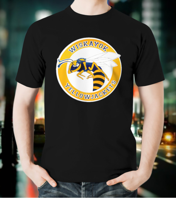 Wiskayok Yellowjackets Buzzing Insect Emblem T-Shirt