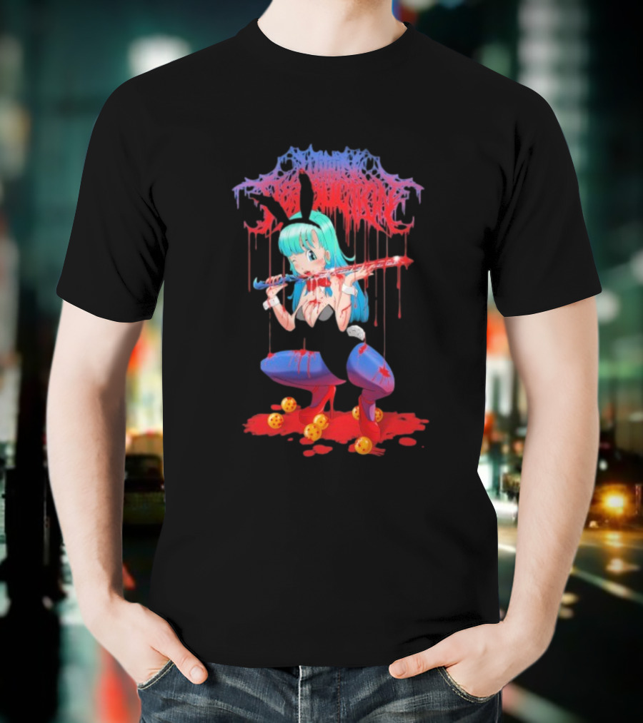 Within Destruction Blood Sword Dragon Ball Bulma With Dragon Balls T-Shirt