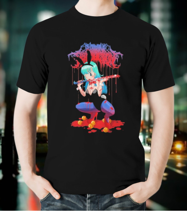 Within Destruction Blood Sword Dragon Ball Bulma With Dragon Balls T-Shirt
