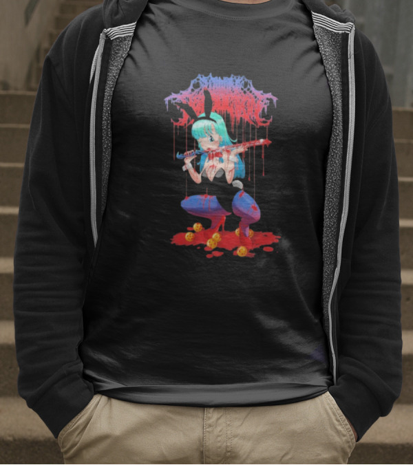 Within Destruction Blood Sword Dragon Ball Bulma With Dragon Balls T-Shirt