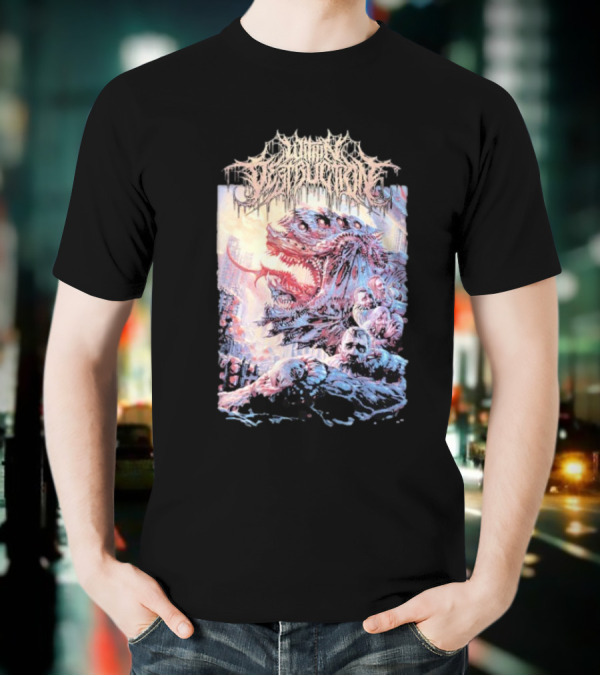 Within Destruction Deathwish Monster Art With Gory Details T-Shirt