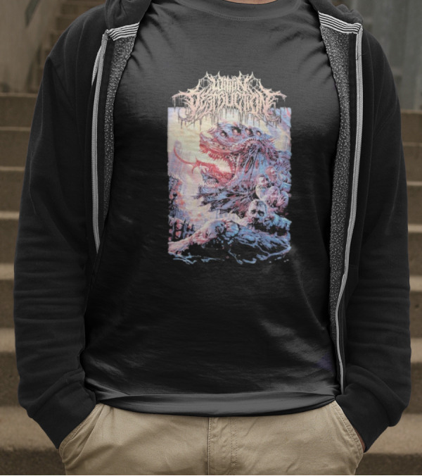 Within Destruction Deathwish Monster Art With Gory Details T-Shirt