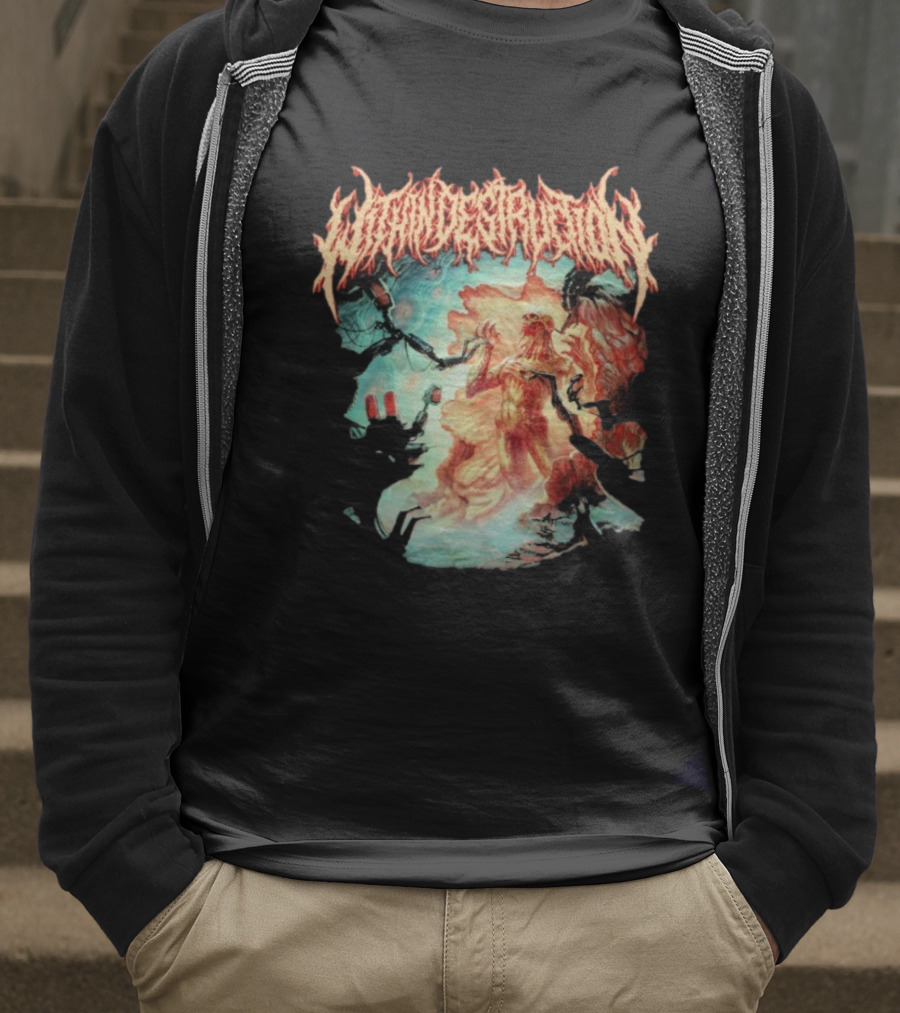 Within Destruction Rebirth Cybernetic Creature Transformation T-Shirt
