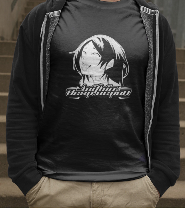 Within Destruction Dabihotion Slampai Anime Girl Graphic T-Shirt