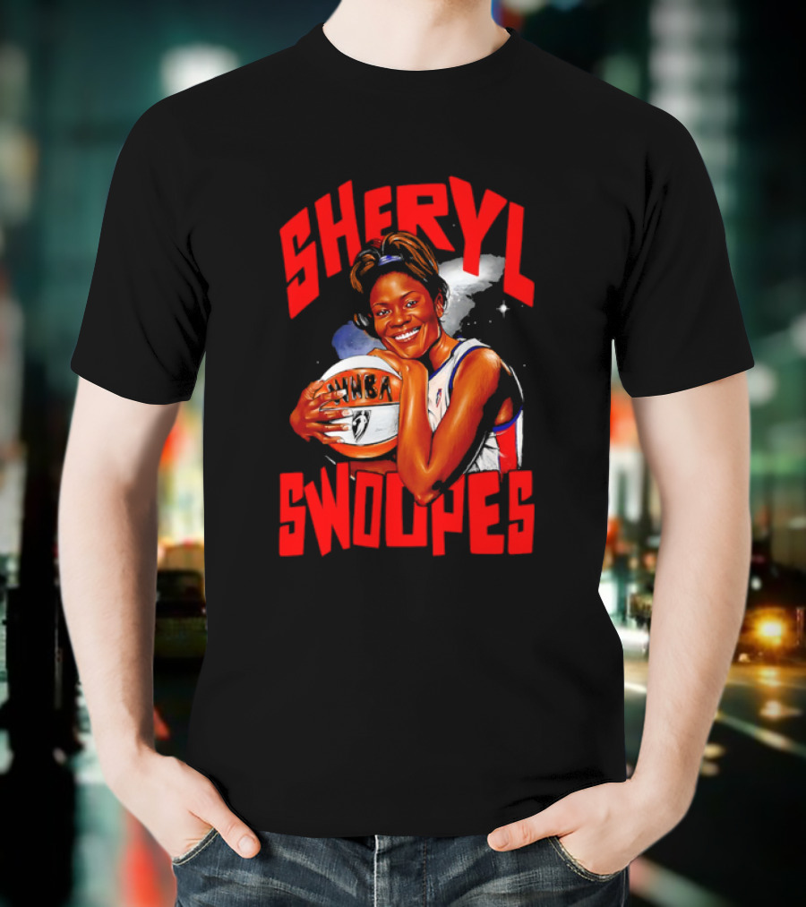 Sheryl Swoopes WNBA Women's Basketball Player T-Shirt