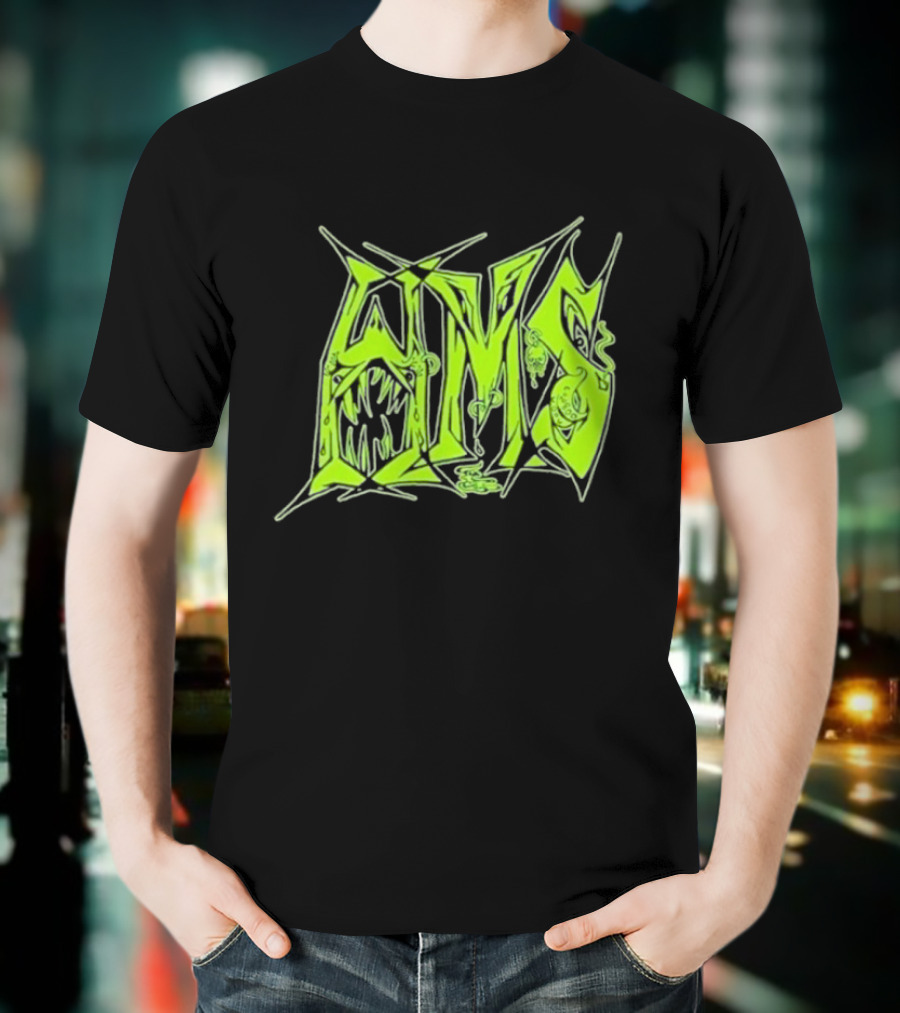 H.M.S Wolfsbane Atomic Themed Text With Monster Elements T-Shirt