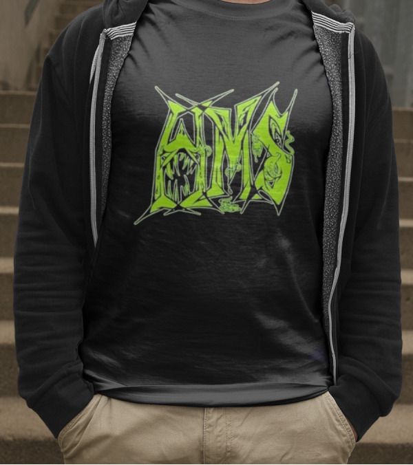 H.M.S Wolfsbane Atomic Themed Text With Monster Elements T-Shirt