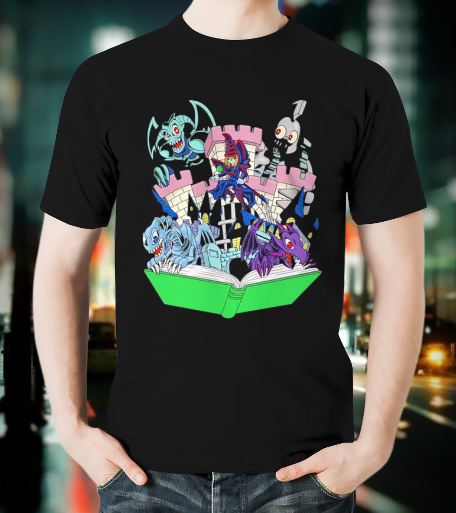 World Of Toons Castle And Creatures From Book T-Shirt