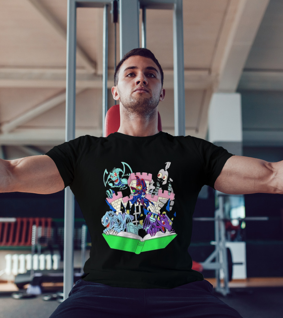 World Of Toons Castle And Creatures From Book T-Shirt
