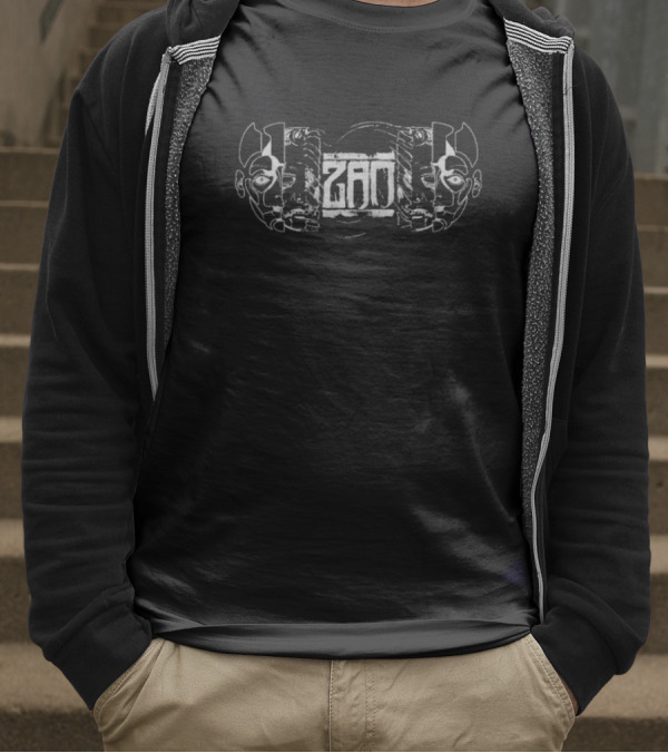 Zao Persona Symmetrical Faces Abstract Fusion T-Shirt