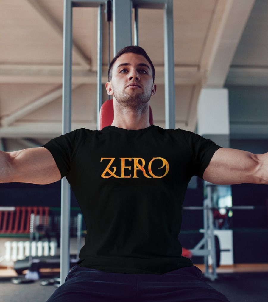 Zero Dying To Live Fiery Lettering T-Shirt