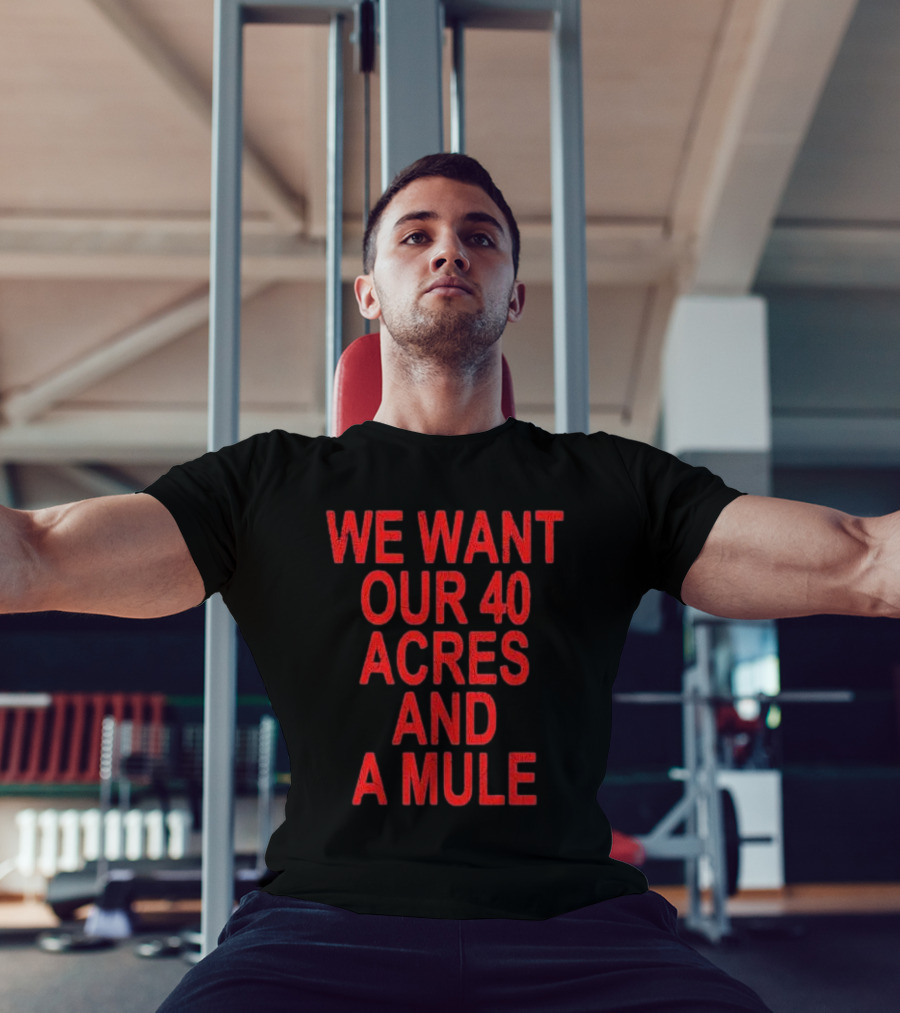Spike Lee We Want Our 40 Acres And A Mule T-Shirt