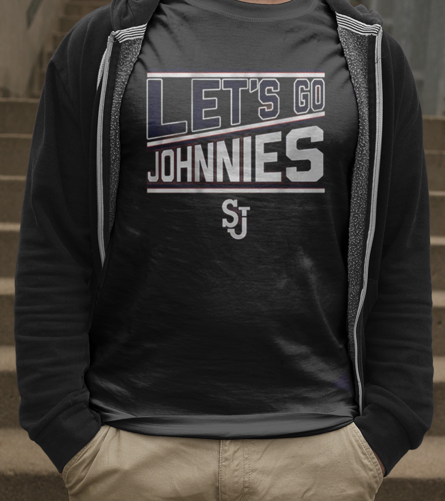 St. John’s Basketball Let's Go Johnnies SJ T-Shirt