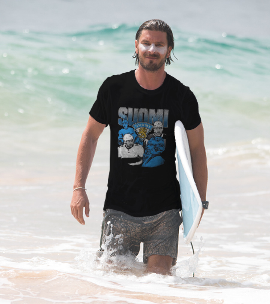 Suomi 4 Nations Team Finland Ice Hockey Players T-Shirt