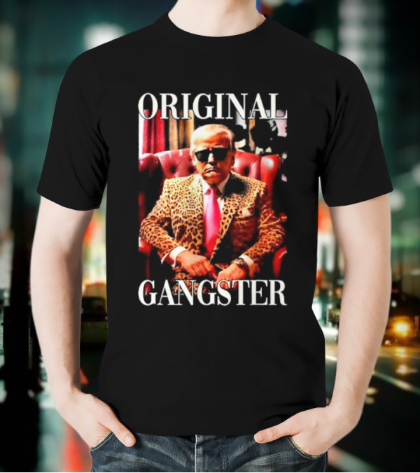 Tammie McDonald Original Gangster Leopard Suit And Sunglasses T-Shirt