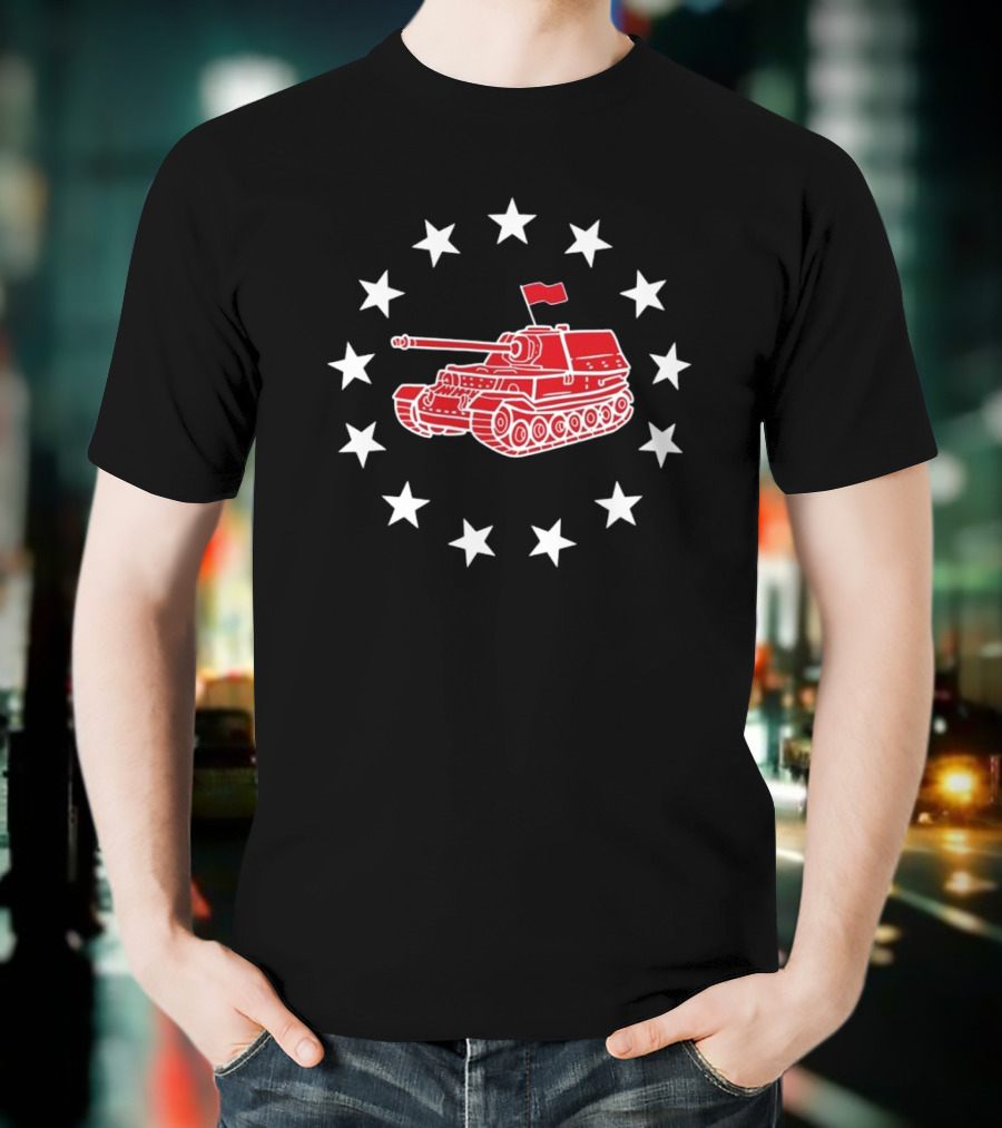 Tank For Flagg 2025 Red Tank And Stars T-Shirt