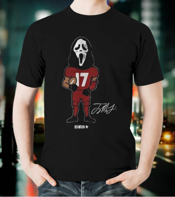 Terry McLaurin Scary Terry 17 Football Player Mask T-Shirt