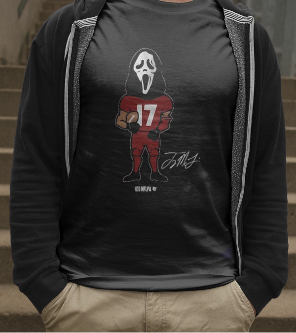 Terry McLaurin Scary Terry 17 Football Player Mask T-Shirt