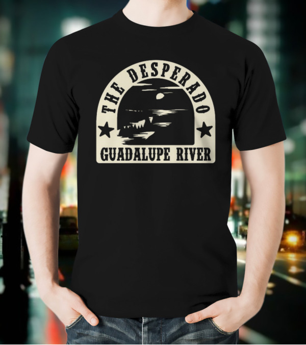 The Desperado Guadalupe River Sunset Stars T-Shirt