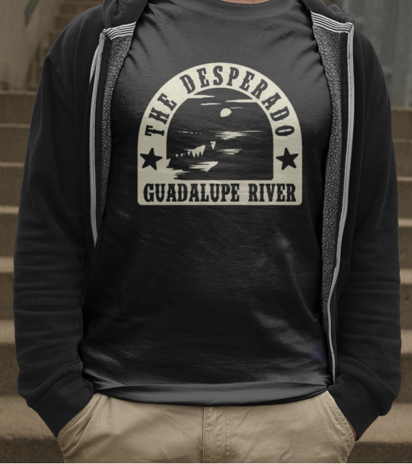 The Desperado Guadalupe River Sunset Stars T-Shirt