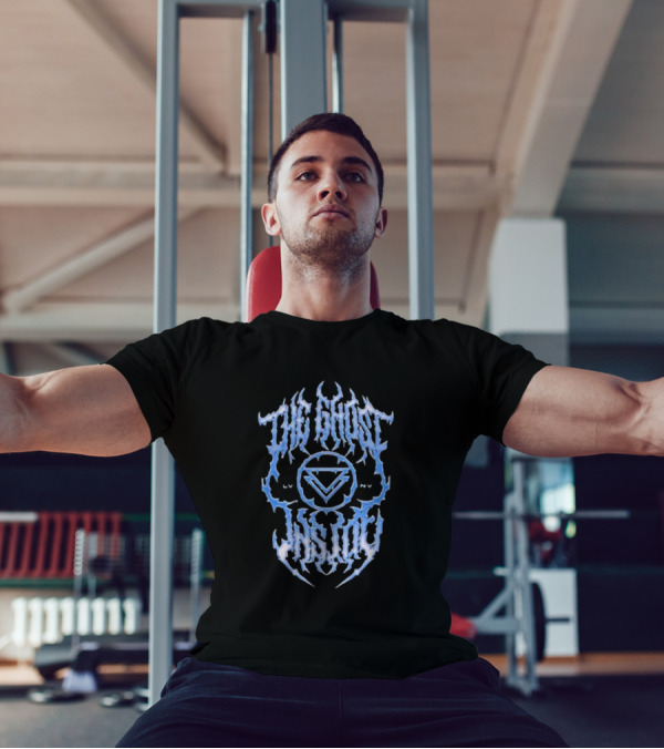 The Ghost Inside Death Metal Band Logo In Blue With Symbol T-Shirt