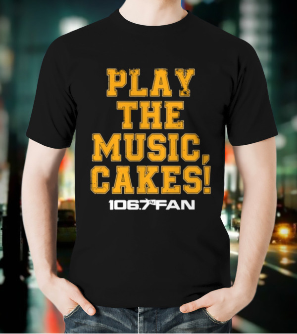 106.7 The Fan Play The Music Cakes The Junkies T-Shirt