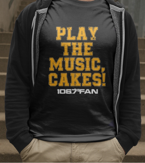 106.7 The Fan Play The Music Cakes The Junkies T-Shirt