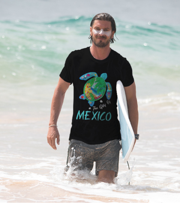 The Gulf Of Mexico Turtle Summer Beach Souvenir T-Shirt