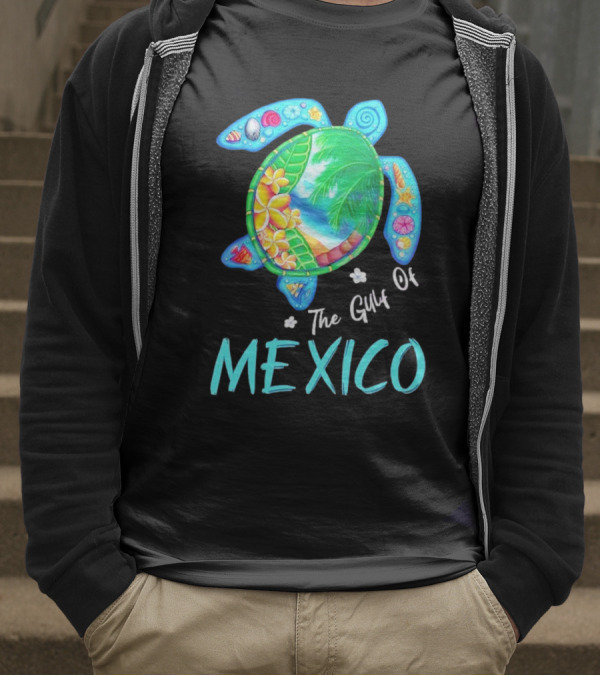 The Gulf Of Mexico Turtle Summer Beach Souvenir T-Shirt
