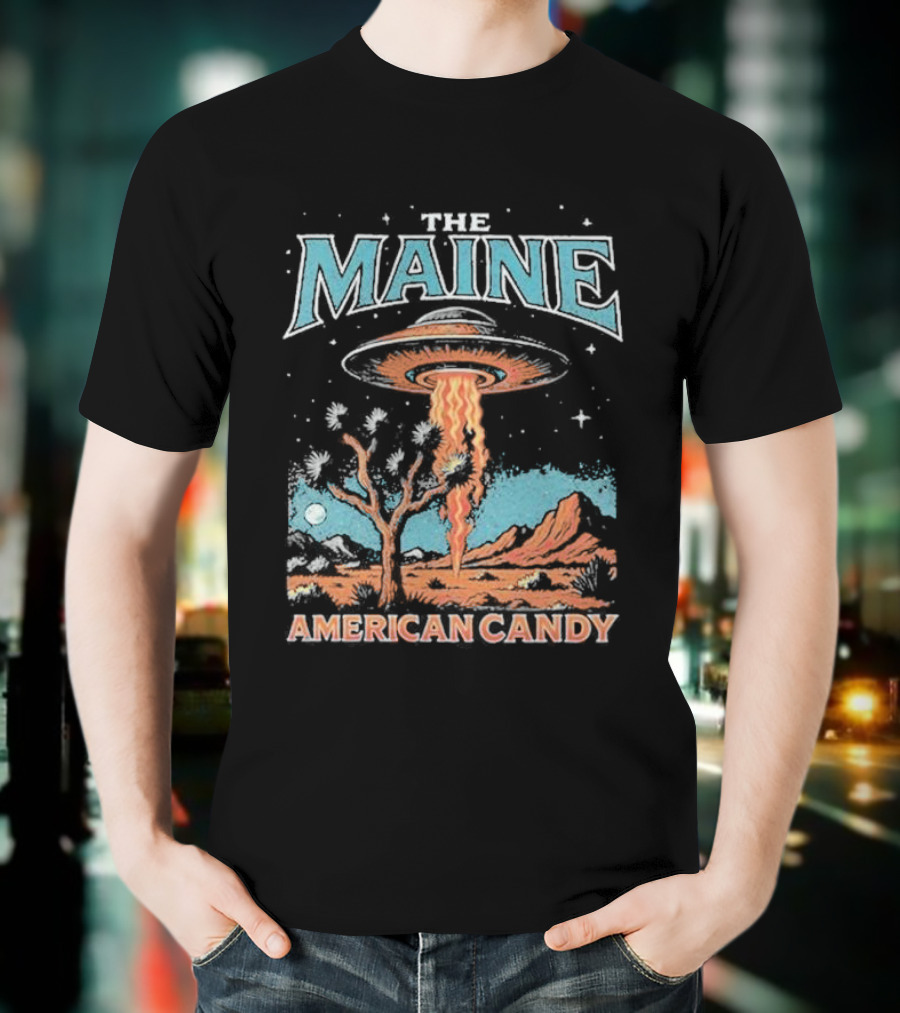 The Maine American Candy UFO Desert Scene T-Shirt