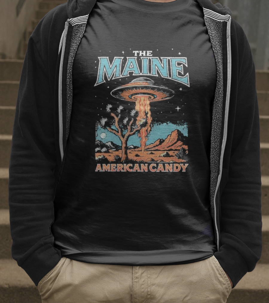 The Maine American Candy UFO Desert Scene T-Shirt