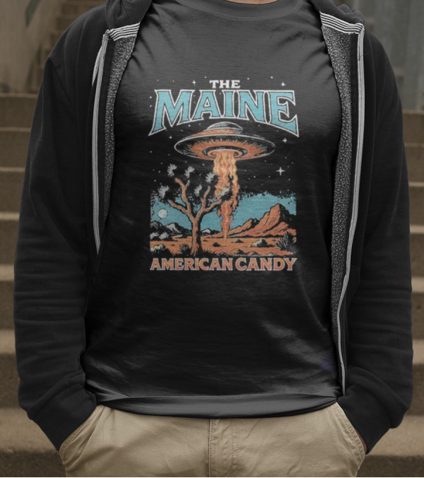 The Maine American Candy UFO Desert Scene T-Shirt