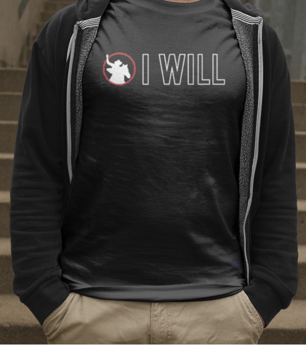 The Matador Club I Will Bullfighter Silhouette T-Shirt