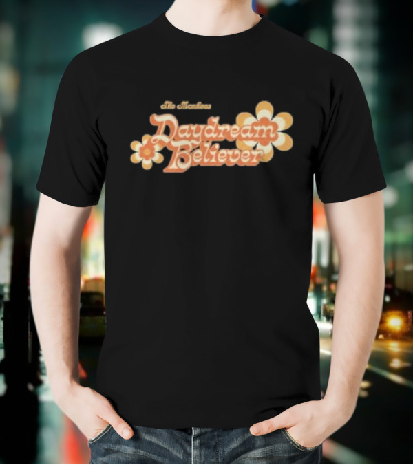 The Monkees Daydream Believer Retro Flower Theme T-Shirt