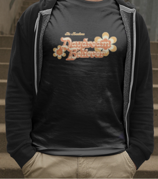The Monkees Daydream Believer Retro Flower Theme T-Shirt
