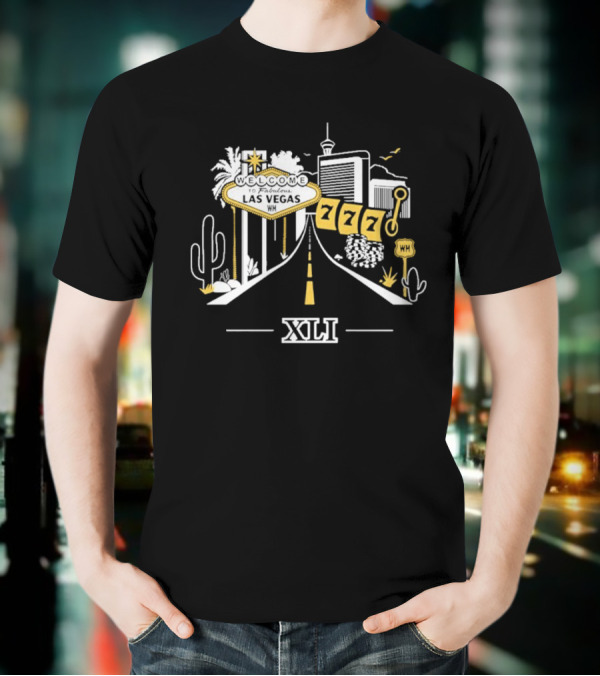Las Vegas XLI Road Vintage Santi Merch T-Shirt