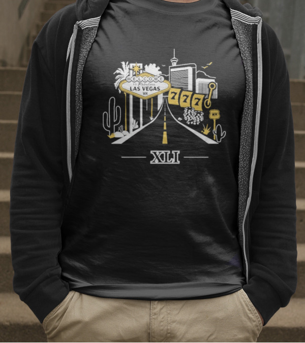 Las Vegas XLI Road Vintage Santi Merch T-Shirt